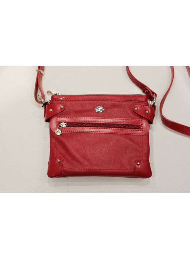 Small 2 Pocket Crossbody Handbag 076044