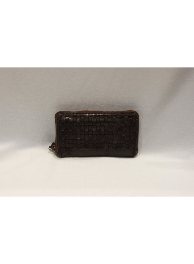 Weave Wallet fully zipped w/2 sections 4508106