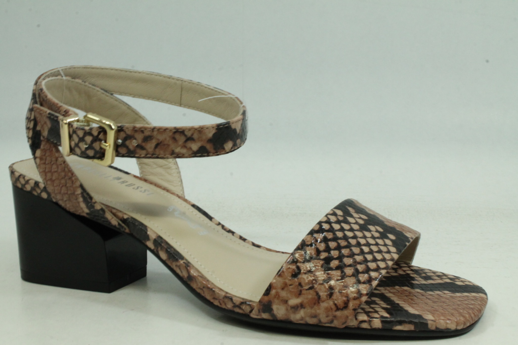 Block heel sandal with wrap around strap GENOA - SANDRINI