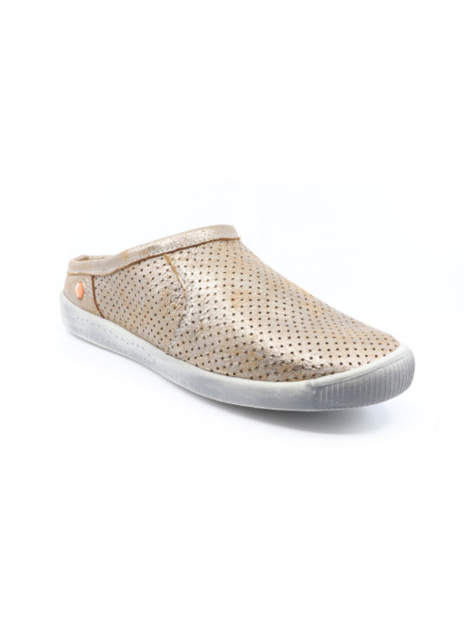 Perforated leather Mule IMA