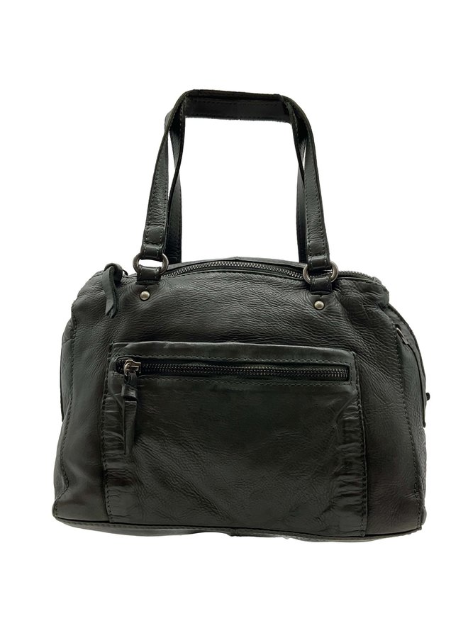 Midsize tote distressed leather    26825