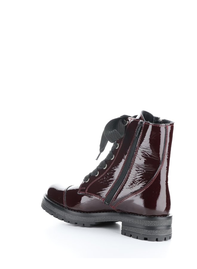 Zipped Patent Bootie PAULIE