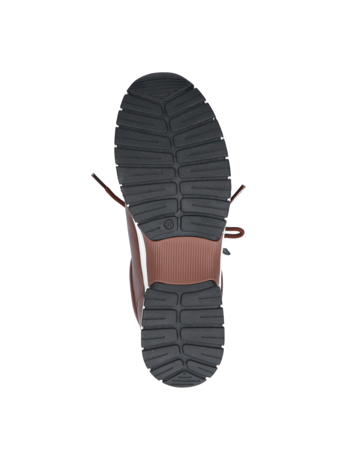Leather zipped sneaker 23755