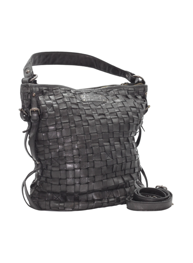 Large Weave Bucket Handbag w/strap 4503354