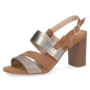 Strap heeled sandal 28303