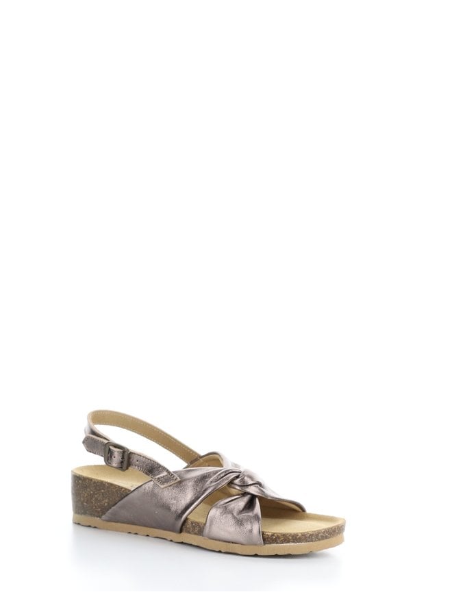 Twist wedge sandal LEOLA