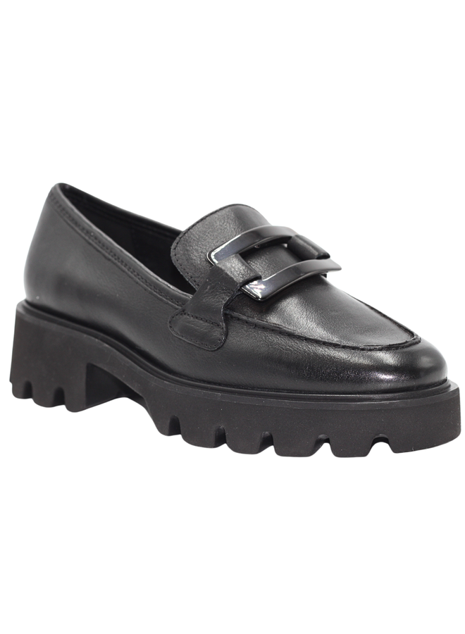 Buckle Heel Loafer 21703 OLEANDER