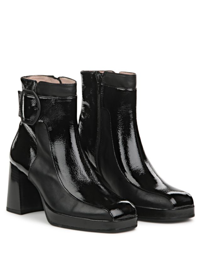 Buckled Patent Bootie RIO-122