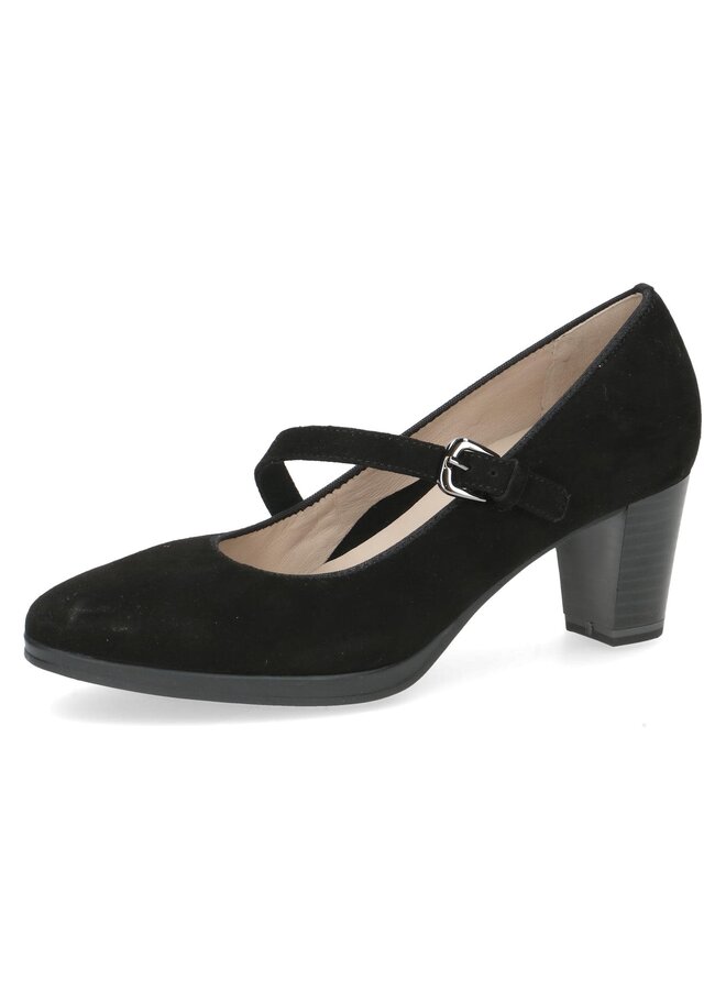 Suede Strapped Pump 22401