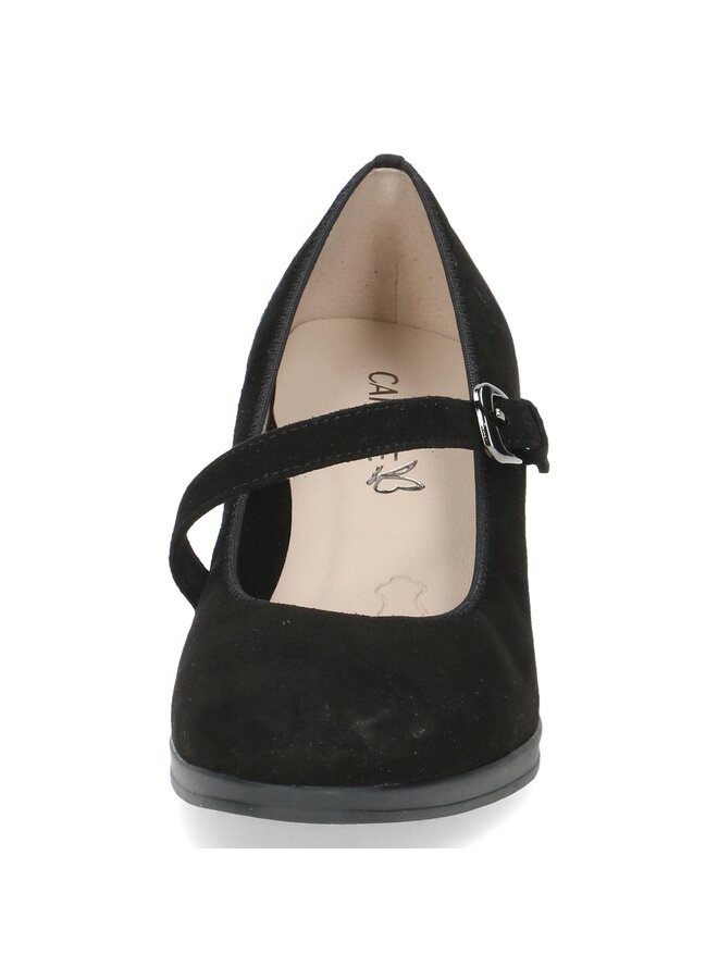 Suede Strapped Pump 22401