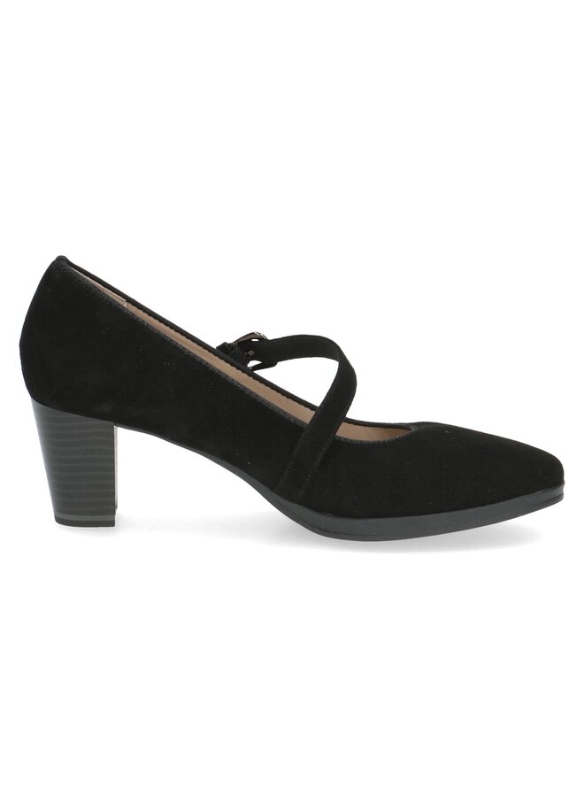 Suede Strapped Pump 22401