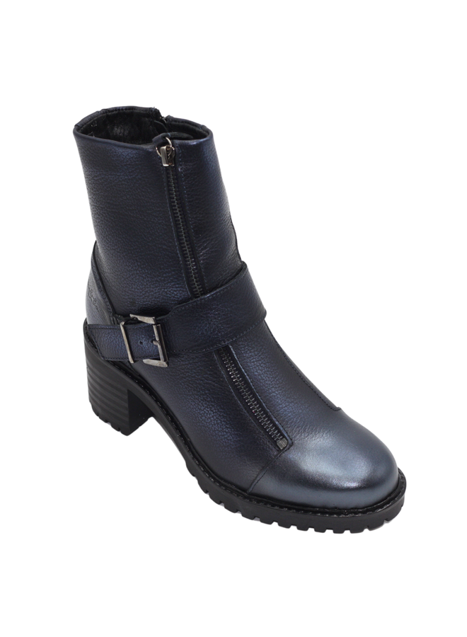 Buckle Zipped Waterproof Bootie ISHY