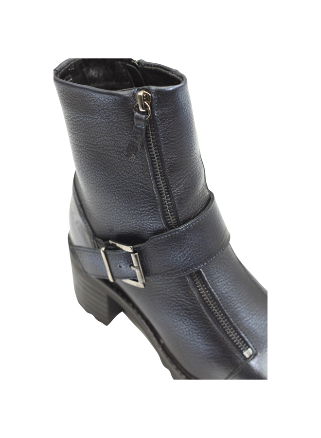 Buckle Zipped Waterproof Bootie ISHY