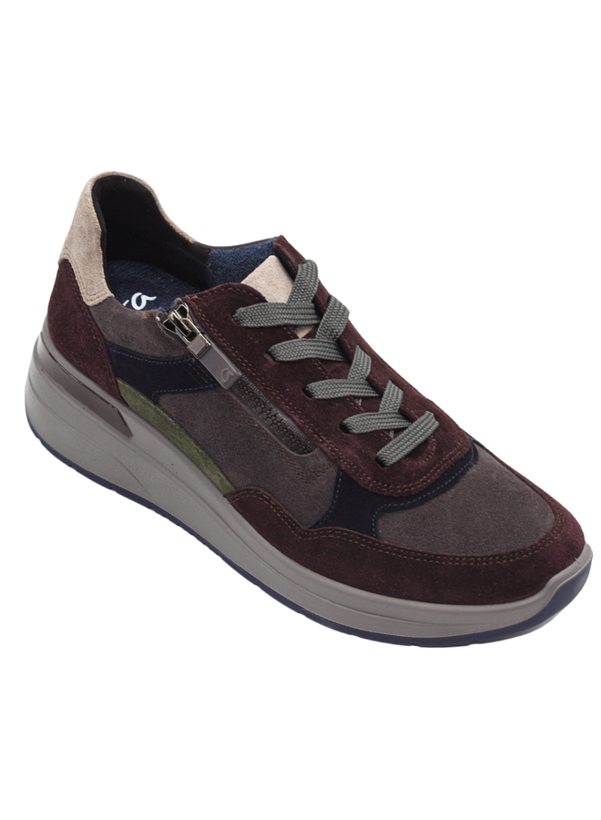 Zipped sneaker 57702 GARDENIA