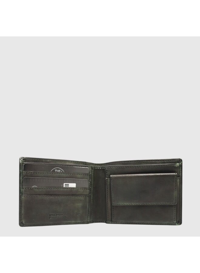 Leather wallet w/coin 4067412