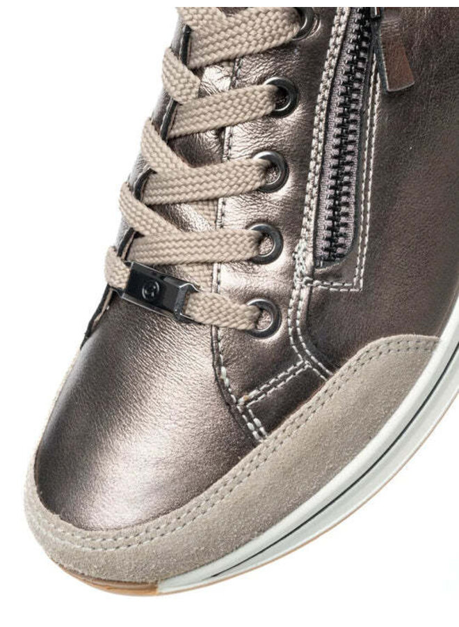 Laced/Zipped Sneaker 54801 OLEANNA