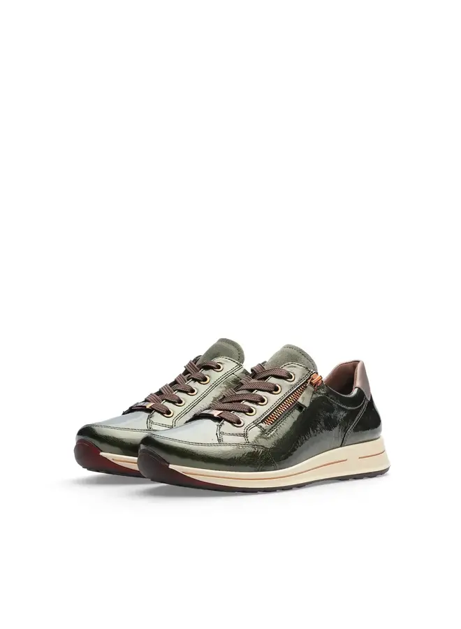 Laced/Zipped Sneaker 54801 OLEANNA
