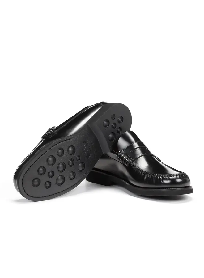 Glazed Leather Penny Loafer F0047