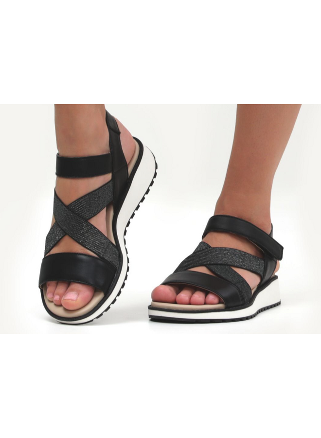 Wedge Crossover sandal 28704
