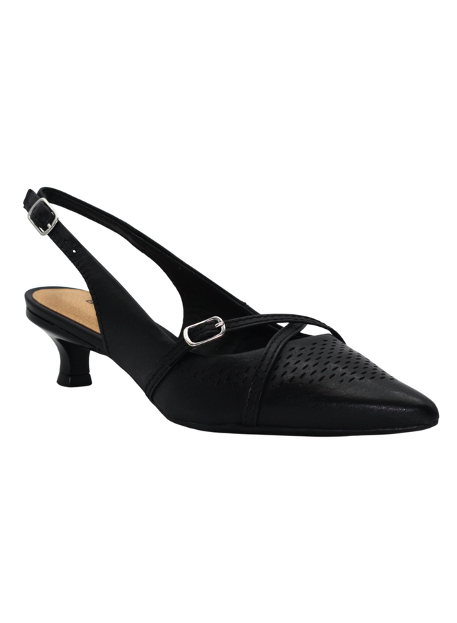 Sling-back Kitten pump LILA