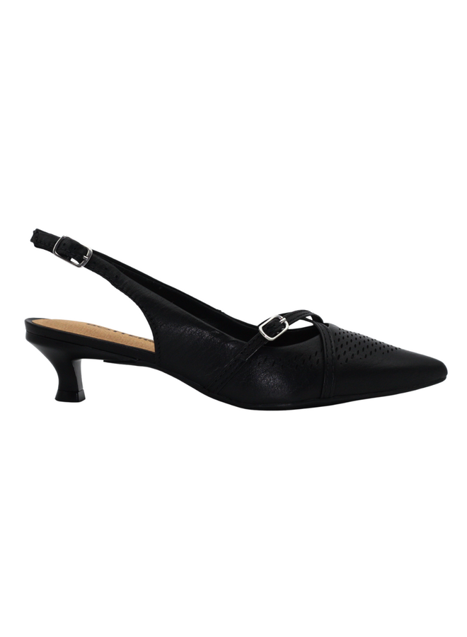 Sling-back Kitten pump LILA