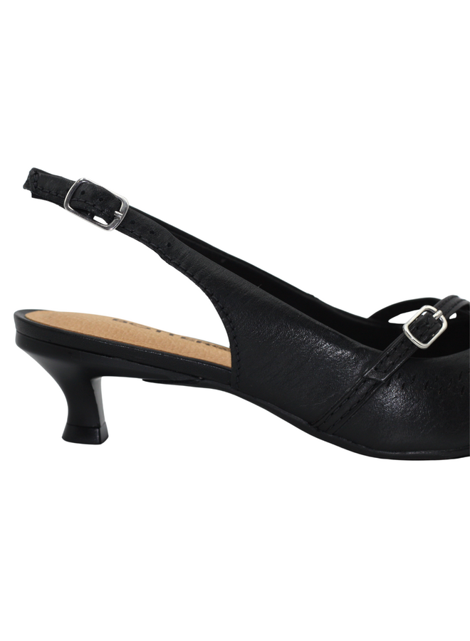 Sling-back Kitten pump LILA