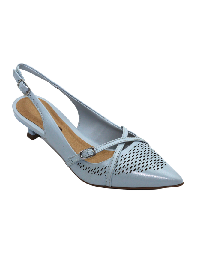 Sling-back Kitten pump LILA