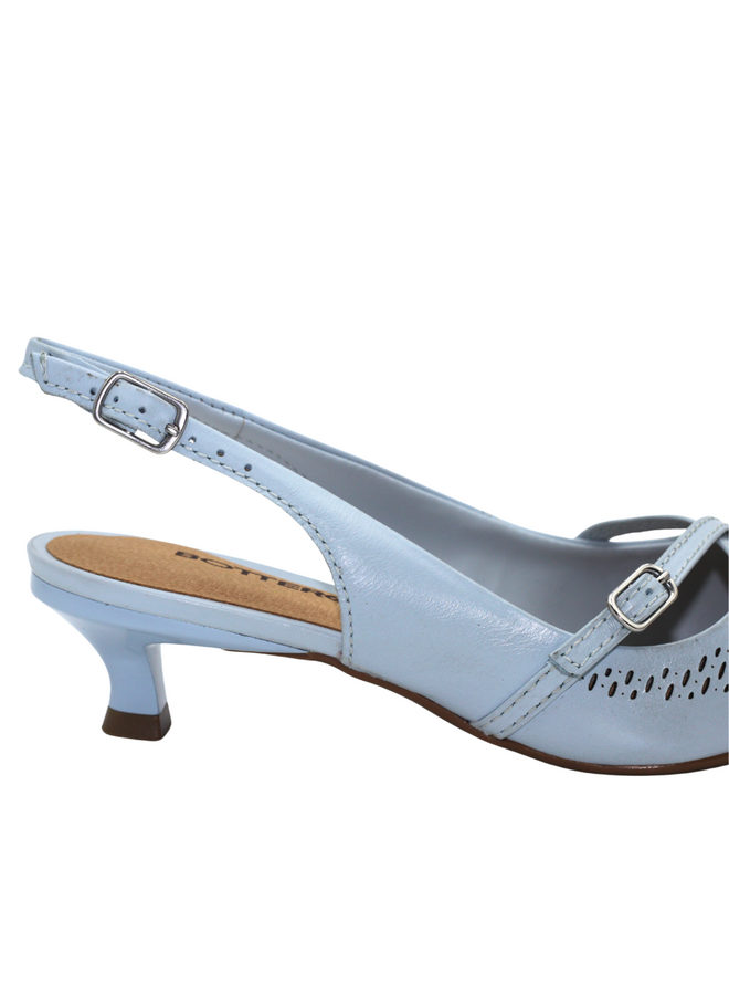Sling-back Kitten pump LILA