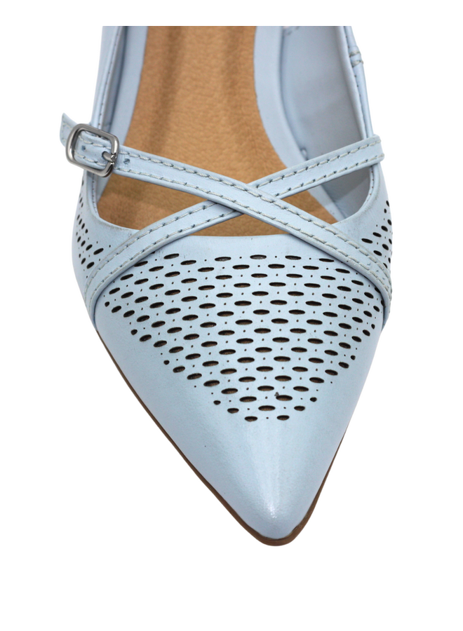 Sling-back Kitten pump LILA