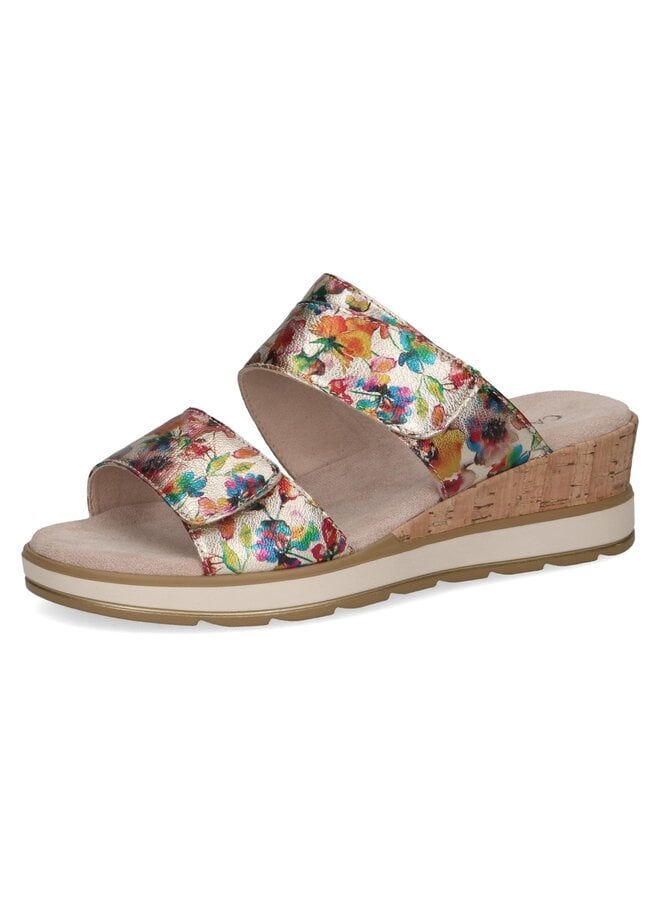 Wedge printed Mule 27250