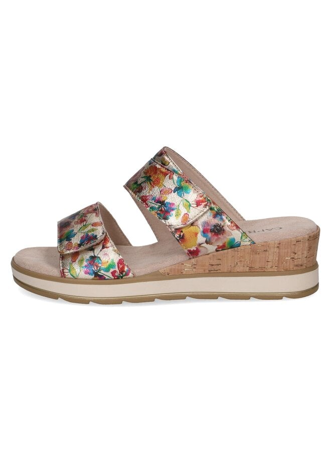 Wedge printed Mule 27250