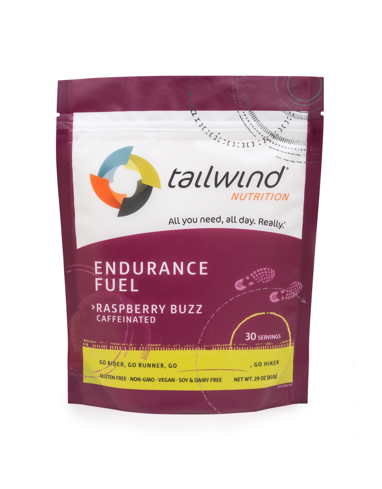 Tailwind Nutrition Tailwind Caffeinated Endurance Fuel 30 Serving Bag