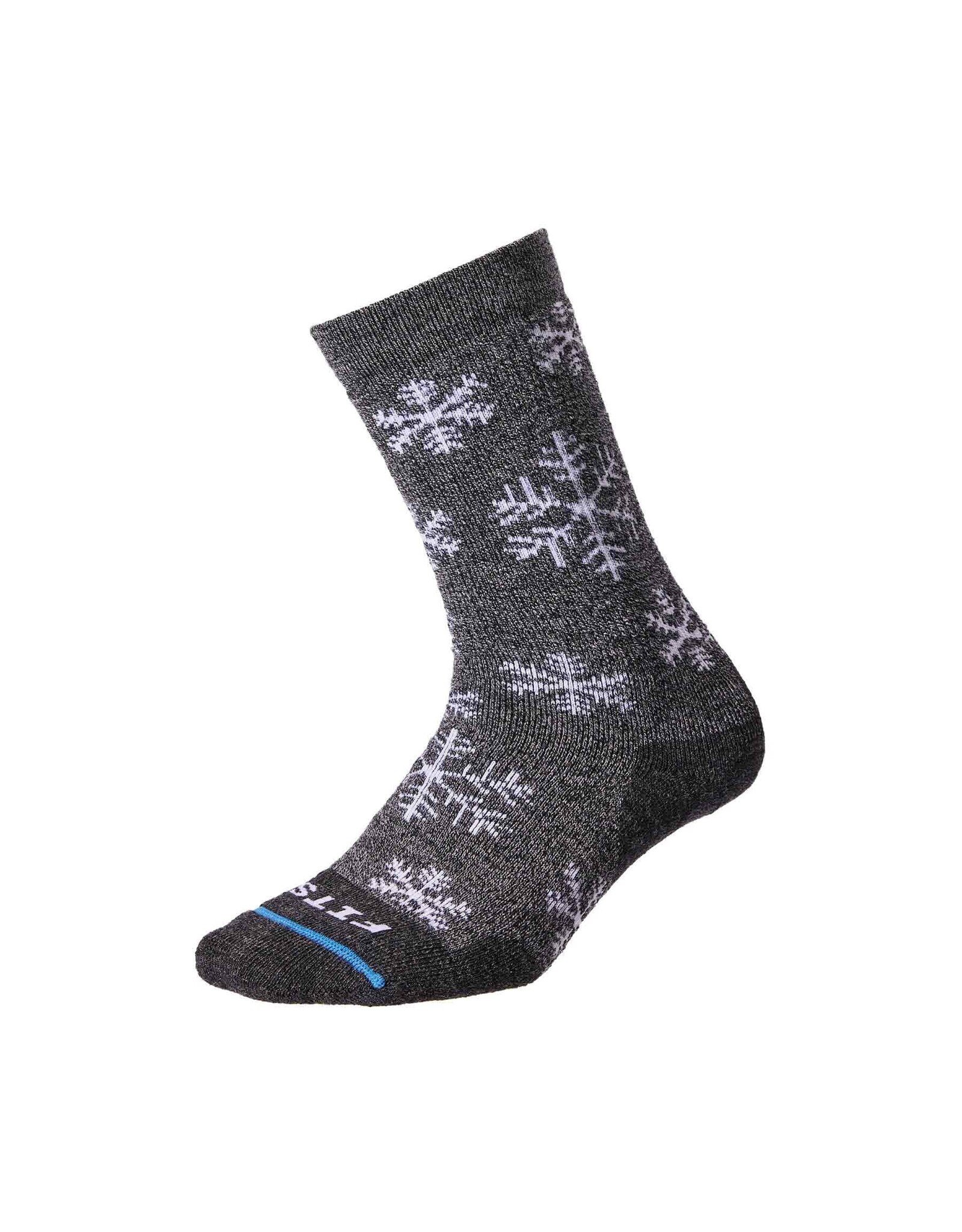 FITS FITS Medium Hiker (Snowflake) Crew Sock