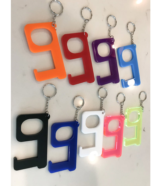 SAFETY KEYCHAIN- 9 colors