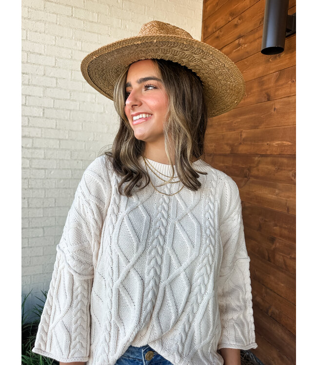 MORA CABLE SWEATER