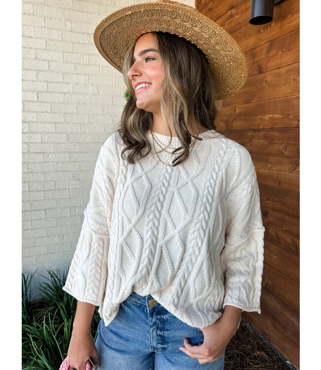 MORA CABLE SWEATER