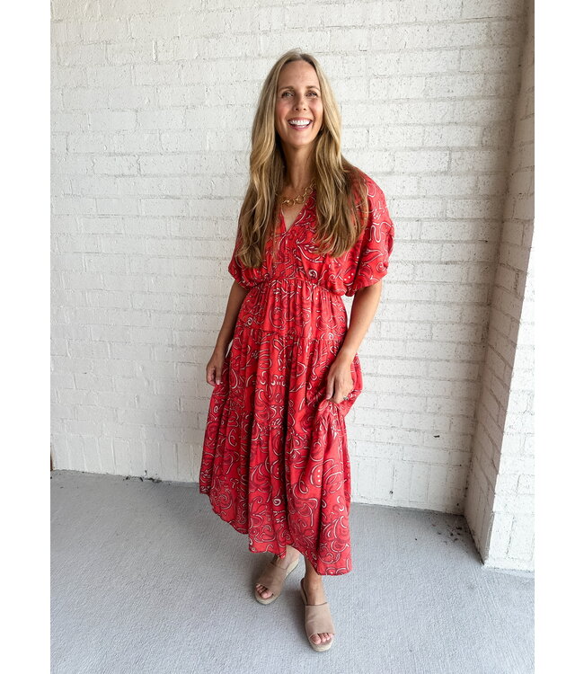 ABSTRACT LAGLAN DRESS
