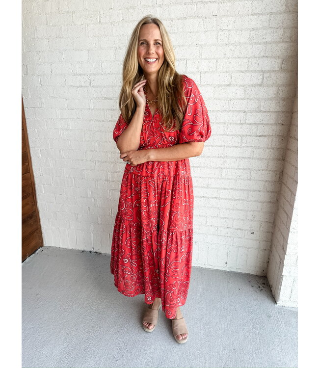 ABSTRACT LAGLAN DRESS