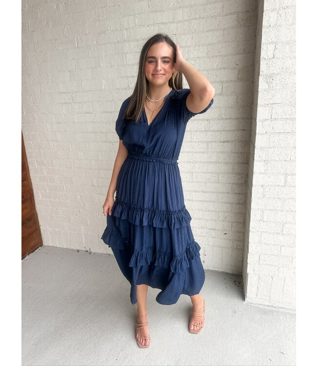 DRU RUFFLE DRESS