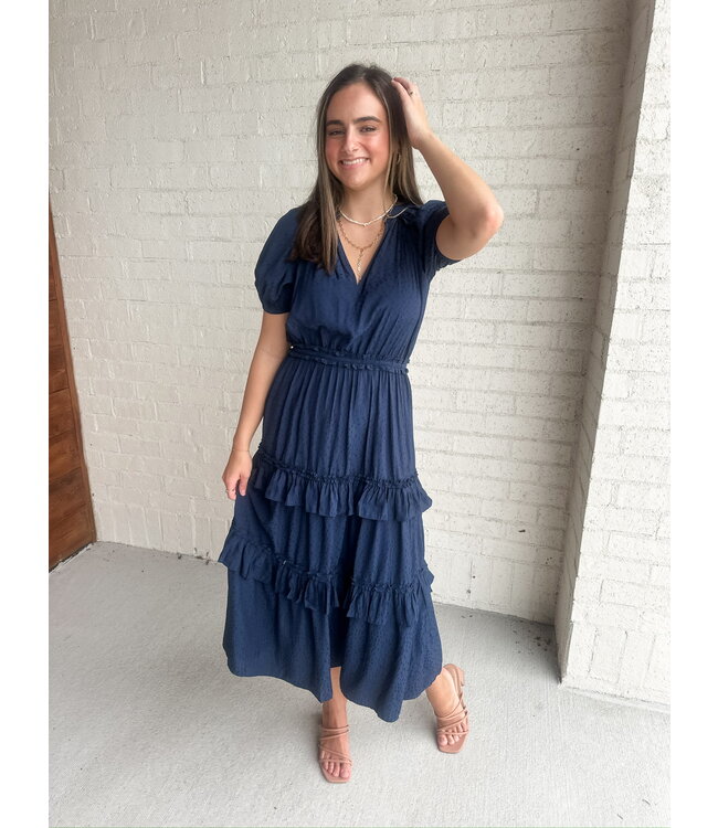 DRU RUFFLE DRESS