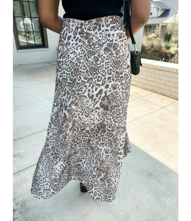 SOFIE LEOPARD SKIRT