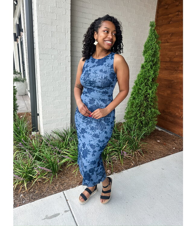 MIDNIGHT BLOOM DRESS