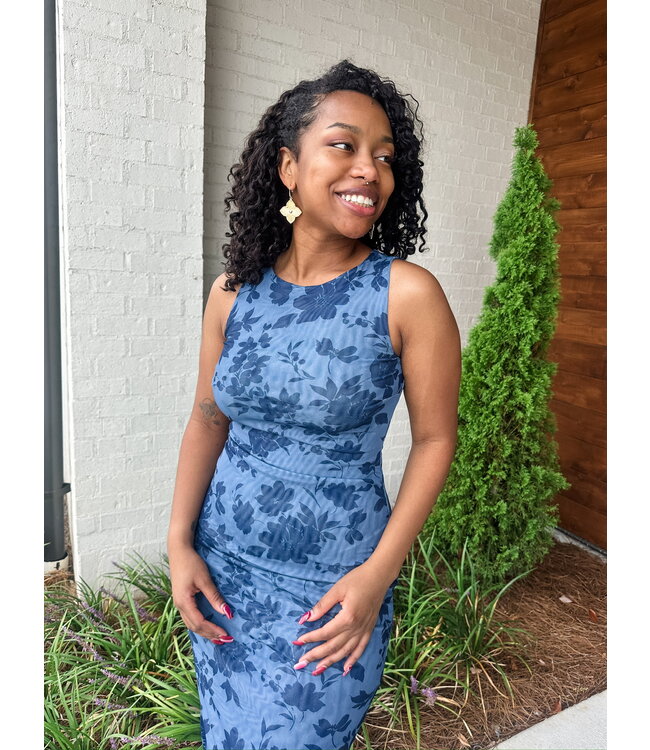 MIDNIGHT BLOOM DRESS