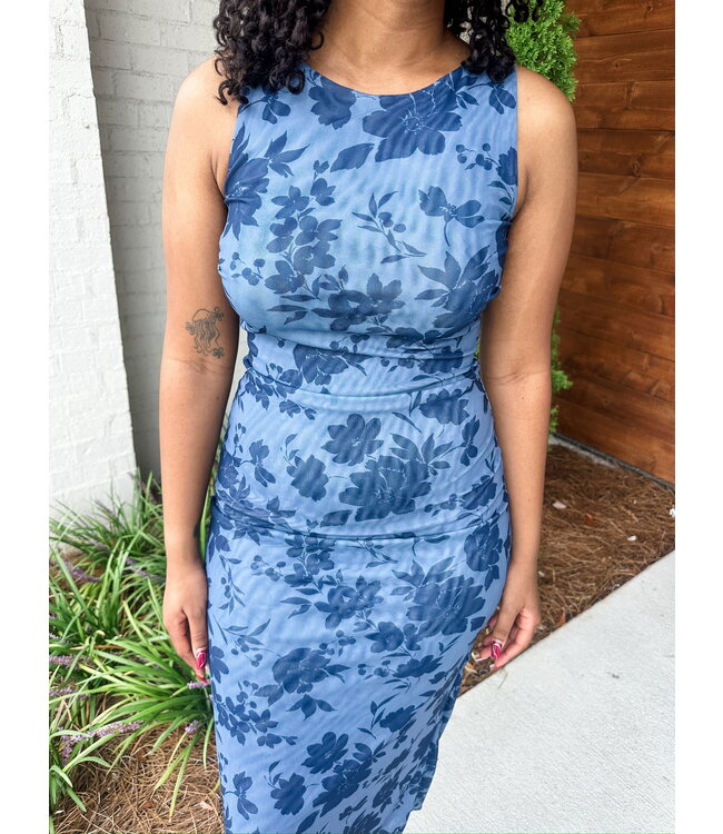 MIDNIGHT BLOOM DRESS