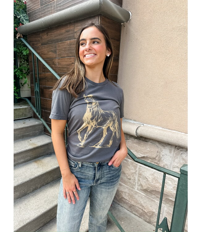 HORSE SKETCH TEE