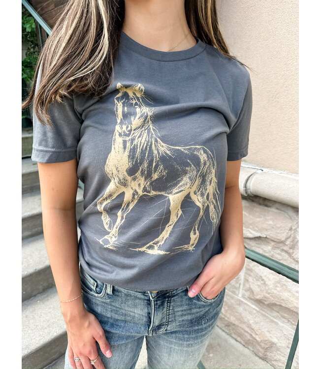 HORSE SKETCH TEE