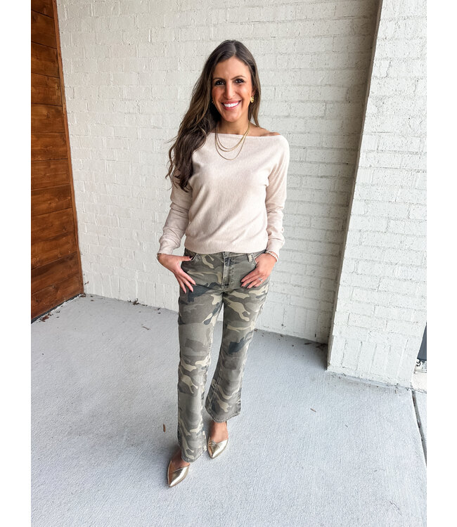 KELSEY FLARE COLOR DENIM