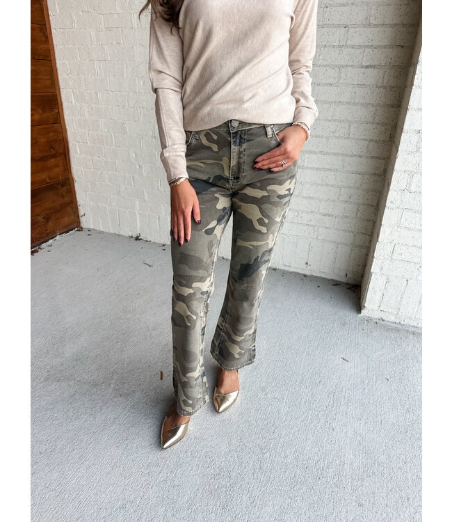 KELSEY FLARE COLOR DENIM
