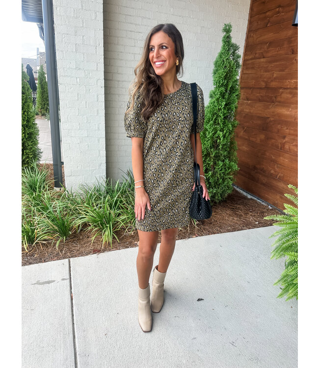 OLIVER LEOPARD DRESS