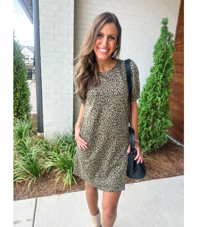 OLIVER LEOPARD DRESS